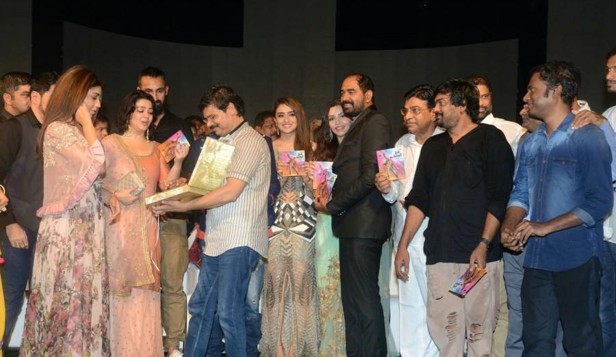 Telugu movie Paisa Vasool audio launch held at Hyderabad. Celebs like Nandamuri Balakrishna, Shriya Saran, Charmi, Vikramjeet Virk, Muskan Sethi, Kyra Dutt, Kabir Bedi, Puri Jagannadh, V. Anand Prasad, Anup Rubens, Krish, Boyapati Srinu, Bhaskarabhatla Ravi Kumar and others at the event. Nandamuri Balakrishna,Shriya Saran,Charmi,Paisa Vasool,Paisa Vasool audio launch,Paisa Vasool audio launch pics,Paisa Vasool audio launch images,Paisa Vasool audio launch stills