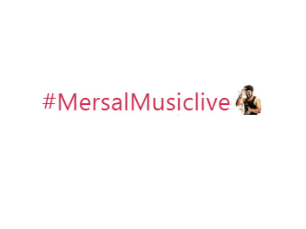 The film's audio launch is scheduled to take place on Sunday. Vijay,Mersal,Mersal Twitter emoji,Mersal emoji,Vijay's Mersal emoji,Ilayathalapathy Vijay