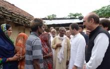 Congress Vice-President Rahul Gandhi on Saturday met some bereaved families of children who died at the Baba Raghav Das (BRD) Medical College last week and expressed his sympathies. Extending his condolences, he told the families that the Congress party was with them in this hour of crisis.