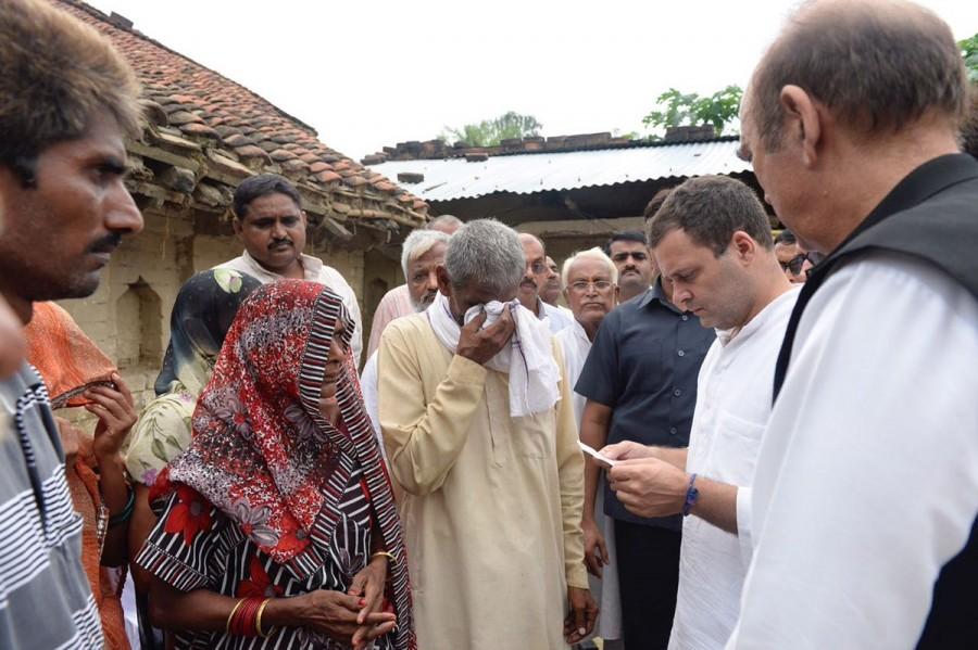 The Congress leaders also assured Yadav that they will try and get him a job. Raj Babbar accused the Bharatiya Janata Party (BJP) government in the state of being a total failure and said it had lost the right to rule. After this, Rahul Gandhi went to the house of Nitesh Shukla in Malanv village and is later scheduled to go to the house of Rama Shankar in Basauli Khurd village and then to the house of Jitendra at Khatauna village. Gorakhpur deaths,Rahul Gandhi,Rahul Gandhi meets bereaved families,Congress Vice-President Rahul Gandh,Baba Raghav Das
