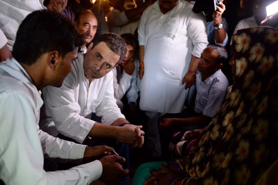 Gandhi did not speak to the media and said that he will say whatever he has to later in the day when he wraps up the visit after visiting the BRD medical college. Gorakhpur deaths,Rahul Gandhi,Rahul Gandhi meets bereaved families,Congress Vice-President Rahul Gandh,Baba Raghav Das