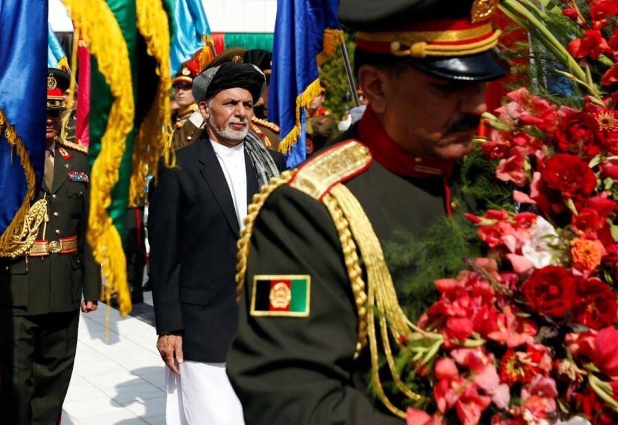 Afghanistan on Saturday marked the 98th anniversary of its independence from British occupation. Afghan President Ashraf Ghani on Saturday morning laid wreath at the Independence Minaret in the Defence Ministry compound, Tolo News reported. Afghanistan celebrates 98th Independence Day,Afghanistan 98th Independence Day,Afghanistan Independence Day,Afghanistan Independence Day celebration,Afghanistan Independence Day celebration pics,Afghanistan Independence Day celebration images,Afghanis