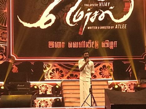 VIP 2 actor Dhanush spotted at Mersal audio launch.