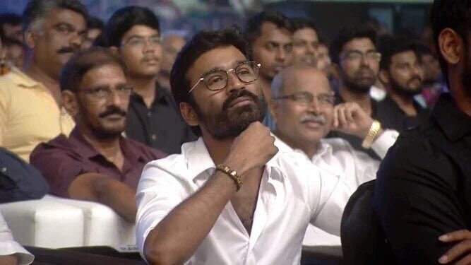 The film's audio launch event held on Sunday in Chennai. Dhanush,Vijay,Dhanush at Mersal audio launch,Mersal audio launch,Dhanush and Vijay