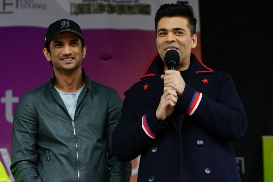 Like every year this year as well IFFM hosted the Telstra Bollywood Dance Competition to celebrate India’s tradition for Music, Color, and Dance. Malaika Arora,Karan Johar,Sushant Singh Rajput,M.S. Dhoni,Karan Johar at IFFM 2017,IFFM 2017