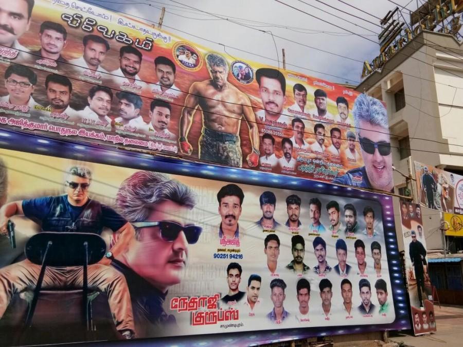 Ajith Kumar's highly anticipated Tamil action-thriller "Vivegam" slated to hit the screens on August 24. Thala Ajith,Ajith,Ajith Kumar,Ajith fans celebrate Vivegam,Vivegam,Vivegam release,Vivegam movie release