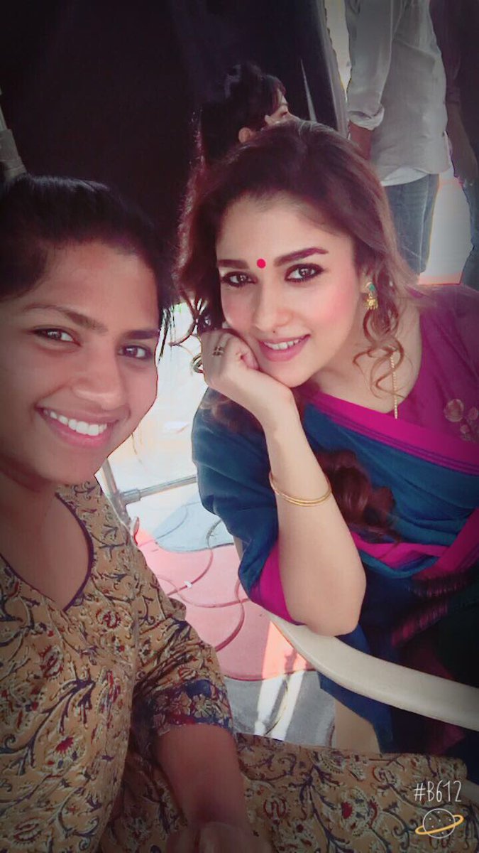 The film marks the third time collaboration of Balakrishna and Nayanthara, who had previously worked in "Simhaa" and "Sri Rama Rajyam". Nayanthara,actress Nayanthara,Nayanthara at Balakrishna sets,Nandamuri Balakrishna,NBK102,NBK102 on the sets