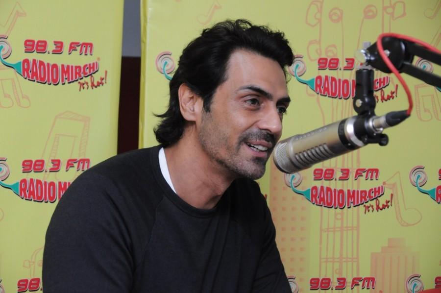 Actor Arjun Rampal at Radio Mirchi studio to promote his film Daddy. Arjun Rampal,actor Arjun Rampal,Daddy,Daddy promotion,Daddy movie promotion,Daddy promotion at Radio Mirchi,Radio Mirchi studio