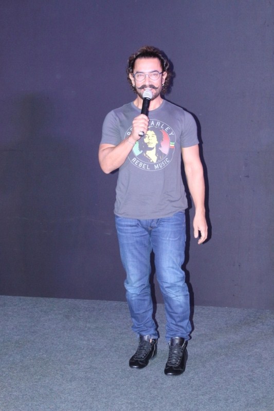 Directed by Advait Chandan, "Secret Superstar" is releasing on October 19. Aamir Khan,actor Aamir Khan,Secret Superstar,Secret Superstar songs,Secret Superstar song launch,Secret Superstar song launch pics,Secret Superstar song launch images,Secret Superstar song launch stills,Secret Superstar song launch pictures
