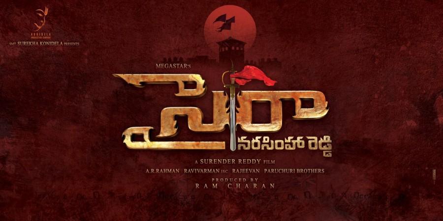 Double Oscar-winning A.R. Rahman has been roped in to compose the music. Chiranjeevi,Megastar Chiranjeevi,Syeraa Narasimha Reddy logo,Syeraa Narasimha Reddy,Syeraa Narasimha Reddy movie logo,Syeraa Narasimha Reddy title logo