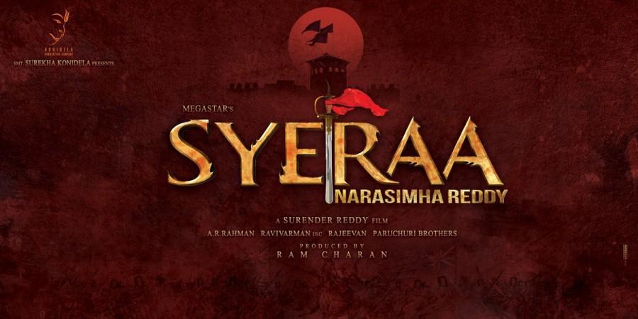 Ravi Varman will crank the camera, while Rajeevan will take care of the art department. Chiranjeevi,Megastar Chiranjeevi,Syeraa Narasimha Reddy logo,Syeraa Narasimha Reddy,Syeraa Narasimha Reddy movie logo,Syeraa Narasimha Reddy title logo