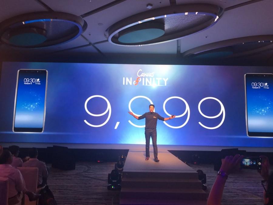 'Canvas Infinity' is available on Amazon.in and the registration to purchase the device began on Tuesday. The first sale of the phone would begin at noon on September 1. The display is similar to Samsung Galaxy S8 and S8+ and LG G6 that has an aspect ratio of 18:9 for enhanced picture quality. The company has also promised an upgrade to the Google's new 'Android Oreo' operating system. Micromax,Canvas Infinity,micromax canvas infinity launched,Canvas Infinity pics,Canvas Infinity launch,Micromax unveils Canvas Infinity
