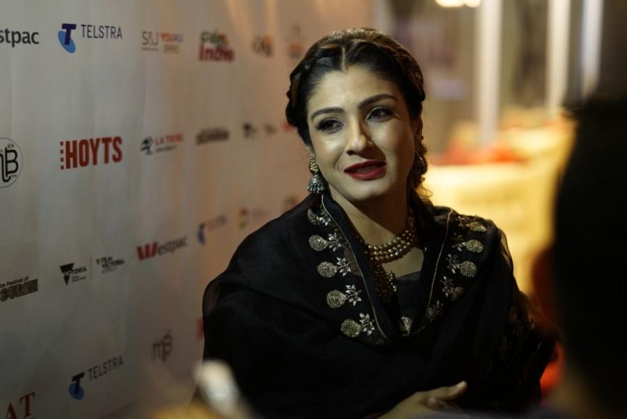 The film stars versatile actress Raveena Tandon and newcomer Ashish Bisht along with Sanjay Suri, Simon Frenay amongst others. Shab is directed by seasoned director Onir and produced by Sanjay Suri and Onir. Raveena Tandon,Raveena Tandon at Indian Film Festival of Melbourne 2017,Indian Film Festival of Melbourne