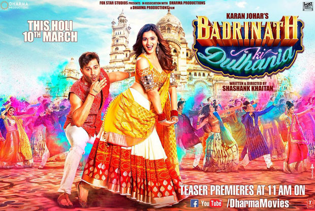 Badrinath Ki Dulhania: This film brought to the audiences a romantic comedy shot in Jhansi. Varun Dhawan and Alia Bhatt were seen as the lead pair who are on a run to achieve their dreams. The film has done good business at the box office by raking 114 Cr net in India. Raees,Badrinath Ki Dulhania,Toilet: Ek Prem Katha,Bareilly Ki Barfi