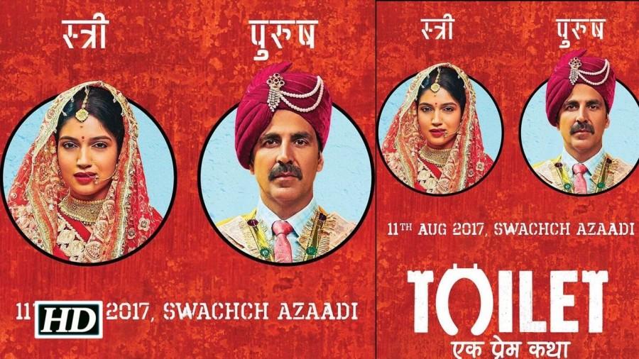 Toilet: Ek Prem Katha: The film based on the issues of toilet sanitation faced by rural people. Toilet: Ek Prem Katha showcases Akshay Kumar who tries to woo his lady Bhoomi Pednekar by building a toilet. The film is running strong at the box office by so far total Nett Gross collection of 64 Cr. Raees,Badrinath Ki Dulhania,Toilet: Ek Prem Katha,Bareilly Ki Barfi