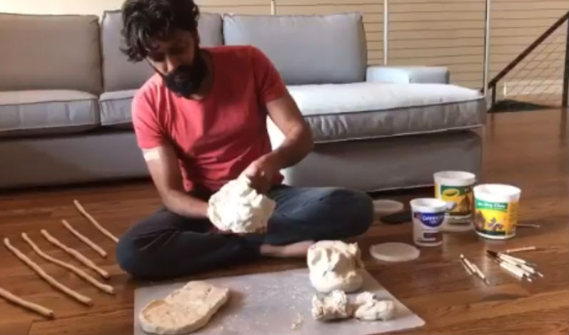 "Celebrating Ganesh Chaturthi in America. Made an idol, I humbly dedicate it to our Farmers," Riteish captioned it. In the video, he says, "Hi guys, so this year again, I am going to make an eco-friendly Ganesha." Riteish Deshmukh,actor Riteish Deshmukh,Riteish Deshmukh makes eco-friendly Ganesha idol,eco-friendly Ganesha idol