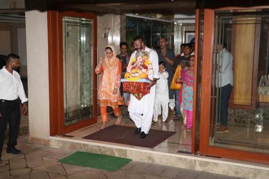 Bollywood actor Sanjay Dutt, who along with his family members and the team of his upcoming film 