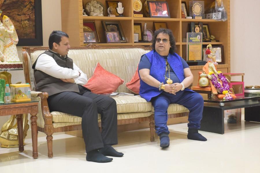 Ardent followers of the elephant deity, Award winning musician and composer Bappi Lahiri created a special rendition of a Ganesh song describing the magnificence of the God. Devendra Fadnavis,Hon. Chief Minister Shri. Devendra Fadnavis,Chief Minister Devendra Fadnavis,Ganesh Chaturthi 2017,Jai Ganesh,Bappi Lahiri,Jai Ganesh song