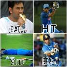 Captain Cool: MS Dhoni sleeps on field and Twitterati can’t stop loving him