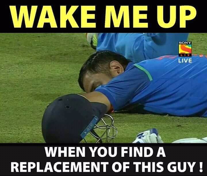 Captain Cool: MS Dhoni sleeps on field and Twitterati can’t stop loving him MS Dhoni,Dhoni sleeps on field,MS Dhoni memes,Dhoni memes,Dhoni funny memes,Captain Cool,captain cool dhoni