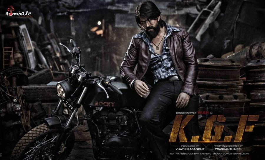 Music composed by Ravi Basrur. Rocking Star Yash,Rocking Star,KGF first look poster,KGF first look,KGF poster,KGF movie poster,Srinidhi Ramesh Shetty