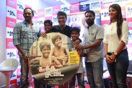 Dhanush at Kaaka Muttai Audio Launch