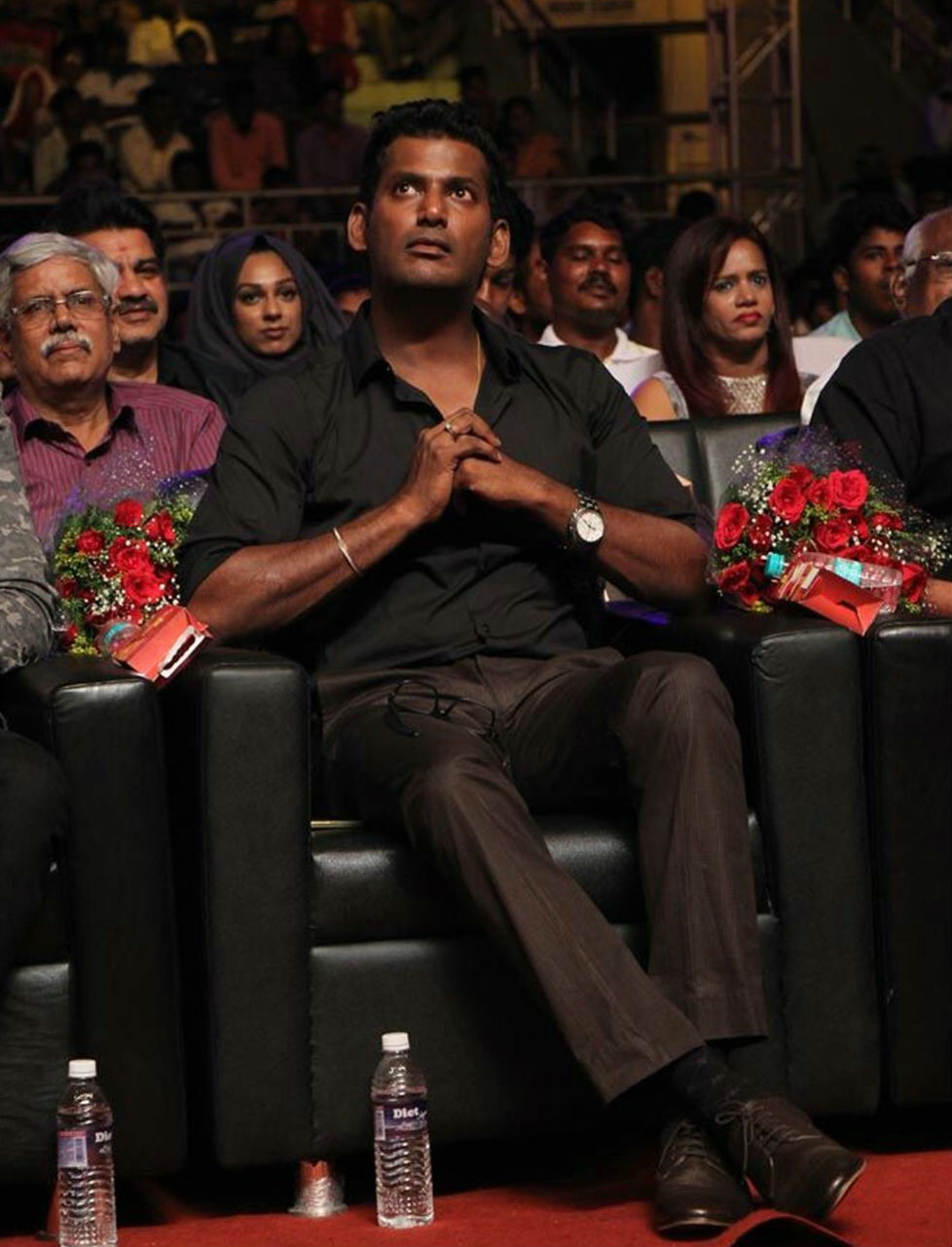 Vishal at Stunt Union Golden Jubilee Celebration. Suriya,Sivakumar,Karthi,Vishal,Shankar,Stunt Union Golden Jubilee Celebration,Stunt Union Golden Jubilee Celebration pics,Celebs at Stunt Union Golden Jubilee Celebration