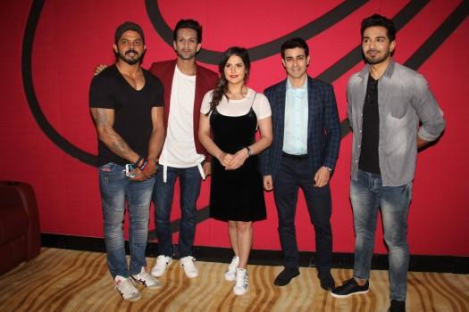 Bollywood movie Aksar 2 trailer launch event held in Mumbai. Celebs like Zareeb Khan, Gautam Rode, Sreesanth, Mohit Madaan, Zareen Khan, Gautam Rode, Abhinav Shukla and others graced the event.