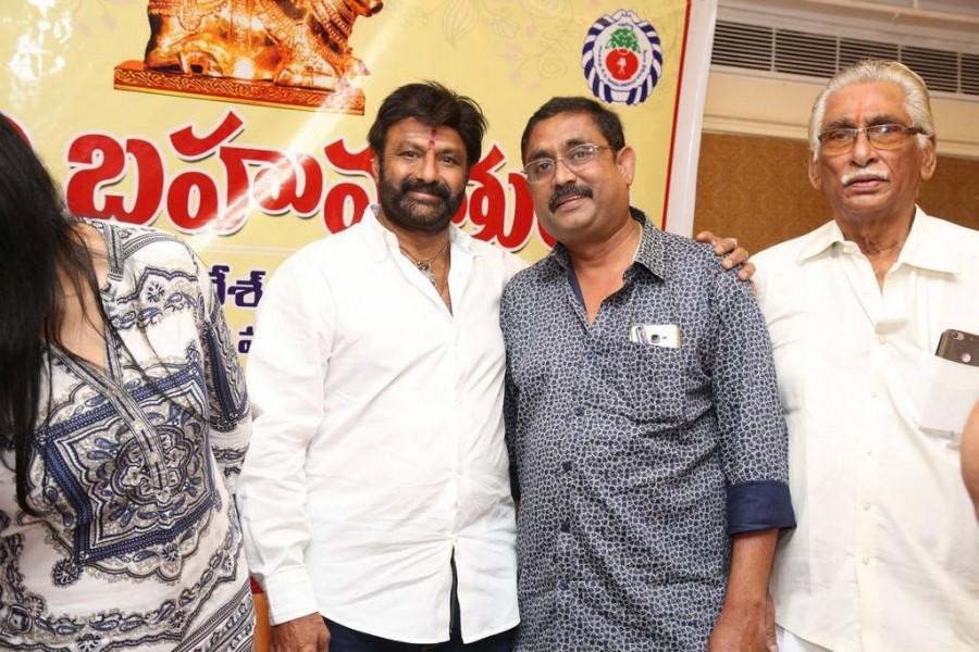 Nandi Awards Committee Press Meet held at Hyderabad. Celebs like Nandamuri Balakrishna, Giribabu, Jeevitha Rajasekhar, Sana, Prabha Ramesh and others graced the event. Nandi awards committee press meet,Nandi awards,Nandi awards press meet,Nandamuri Balakrishna,Jeevitha Rajasekhar,Ooha (Sivaranjani),Sana,Prabha Ramesh,Gemini Kiran,MM Srilekha