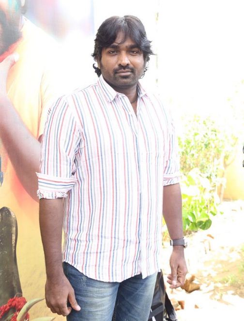 Actor Vijay Sethupathi at Karuppan press meet. Vijay Sethupathi,Imman,D. Imman,Karuppan press meet,Karuppan pressmeet,Karuppan press meet pics,Karuppan press meet images,Karuppan press meet stills,Karuppan press meet pictures,Karuppan press meet photos,Tanya