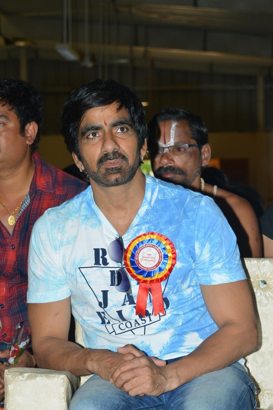 Ravi Teja at Netra Vidyalaya 10th Anniversary Celebrations Raja The Great,Raja The Great team,Ravi Teja,Mass Maharaja Ravi Teja,Netra Vaidyalaya school,Netra Vidyalaya 10th Anniversary Celebrations