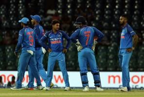 India defeat Sri Lanka,India defeat Sri Lanka by 168 runs,4th ODI,Jasprit Bumrah,Pandya,Kuldeep Yadav,Mahendra Singh Dhoni,Manish Pandey