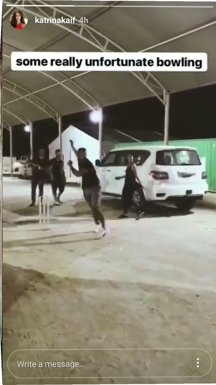 Now they in fact plan to play it everyday till the wrap up of the shoot end of this month. Katrina has really grown fond for the game". Katrina Kaif,Angad Bedi,Katrina Kaif and Angad Bedi,Tiger Zinda Hai,Tiger Zinda Hai on the sets,Salman Khan,Ali Abbas Zafar
