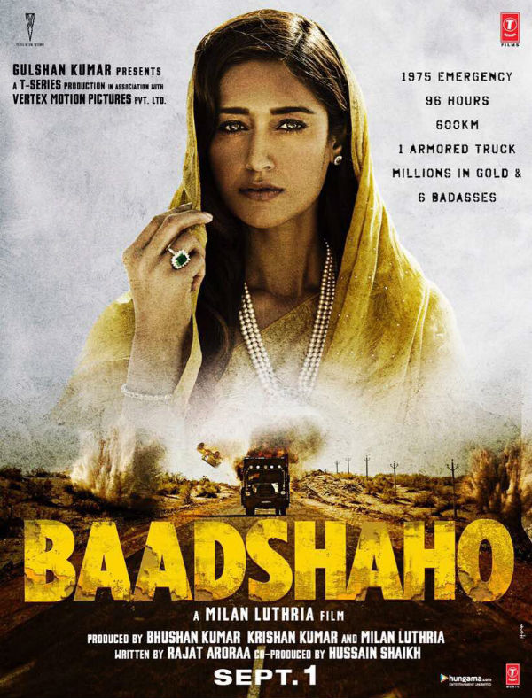 Baadshaho movie poster. Ajay Devgan,Emraan Hashmi,Baadshaho first look poster,Baadshaho,Baadshaho first look,Baadshaho poster,Baadshaho movie poster,bollywood movie Baadshaho,Baadshaho pics,Baadshaho images,Baadshaho stills