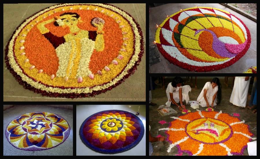Onam is the most auspicious festival, celebrated by Keralites all over the globe without any religious barrier. Onam 2017,Onam pookalam designs,easy pookalam designs,easy pookalam patterns,onam flower carpet,onam flower carpet designs,onam flower carpet patterns,Onapookalam,flowers used for pookalam