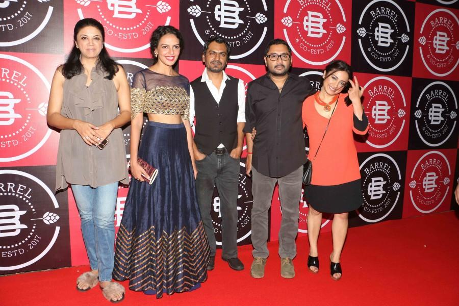 Nawazuddin Siddiqui and Bidita Bag during the success party of their film “Babumoshai Bandookbaaz” in Mumbai. Nawazuddin Siddiqui,Bidita Bag,Babumoshai Bandookbaaz,Babumoshai Bandookbaaz success party,Babumoshai Bandookbaaz success party pics,Babumoshai Bandookbaaz success party images,Babumoshai Bandookbaaz success party stills,Babumoshai Bandookbaaz success par