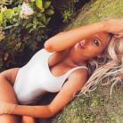 Danielle Sellers's bikini body wows as she reveals swimwear line