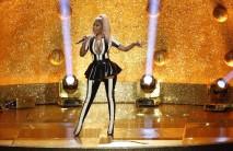Nicki Minaj performs.