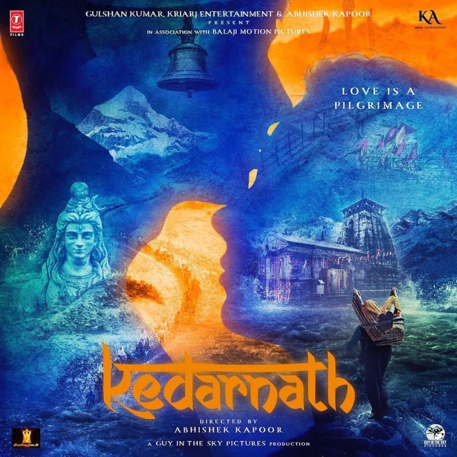 The film, which marks the Bollywood debut of Saif Ali Khan's daughter Sara, is a love story set against the holy temple town of Kedarnath, and the makers are hoping to release it in the summer of 2018. Sushant Singh Rajput,Sara Ali Khan,Kedarnath,Kedarnath first look poster,Kedarnath first look,Kedarnath poster,Kedarnath movie poster