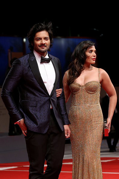 Richa wrapped up her shoot and work commitments and flew down to Venice to be by Ali's side on his big day of the premiere. While Ali left for Venice on Friday night, Richa flew down a day later as she was shooting for her upcoming television show. Ali Fazal,Richa Chadha,Ali Fazal and Richa Chadha,Victoria and Abdul,Venice Film Festival,Venice Film Festival 2017,Venice Film Festival 2017 red carpet,Venice Film Festival red carpet,74th Venice Film Festival