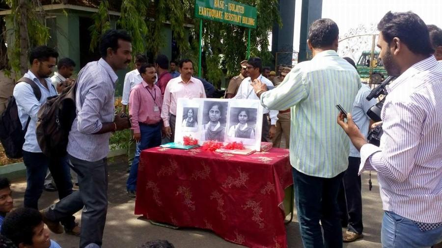 Political parties and student organisations in Tamil Nadu held protests and shouted slogans against the state and central governments on Saturday following the suicide of 17-year-old student S. Anitha, who had spearheaded the fight against the National Eligibility-cum-Entrance Test (NEET) for admission to medical colleges. In the state capital here, Dalit party VCK and CPI-M held protests. Security was beefed up at the BJP office here upon hearing that a social organisation would protest outside it. Security was also increased at the Marina Beach here in order to prevent protests. Anitha,Anitha Sucide,NEET,NEET protest,Protest against NEET,National Eligibility-cum-Entrance Test