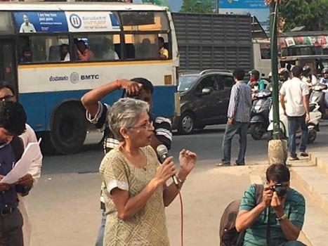 Journalist Gauri Lankesh's rare and unseen images.