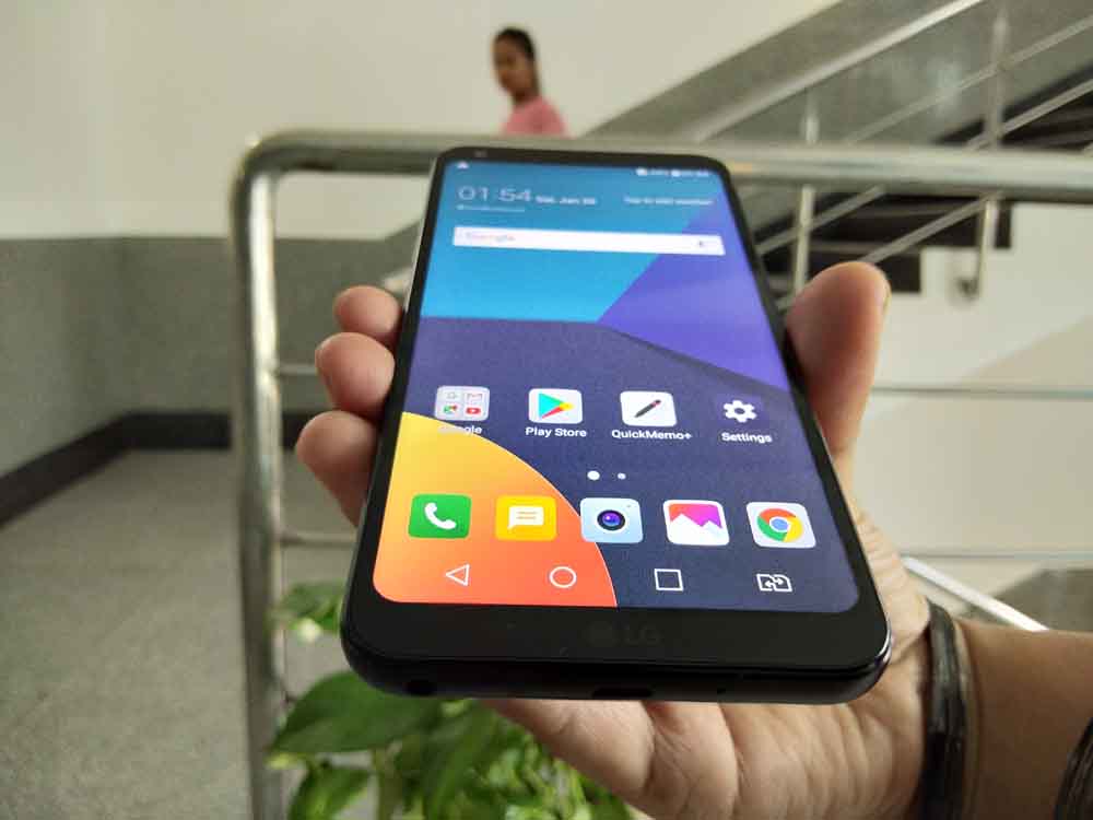Smartphones with an 18:9 aspect ratio are becoming a rage in the Indian market and South Korean tech major LG is the latest to join the bandwagon with its "Q6", a mid-price segment device. The 18:9 format offers more viewing space and a better immersive experience while streaming videos and playing games. LG Q6,LG Q6 features,LG Q6 price in India,LG Q6 Smartphone,LG,LG mobiles,LG Smartphones