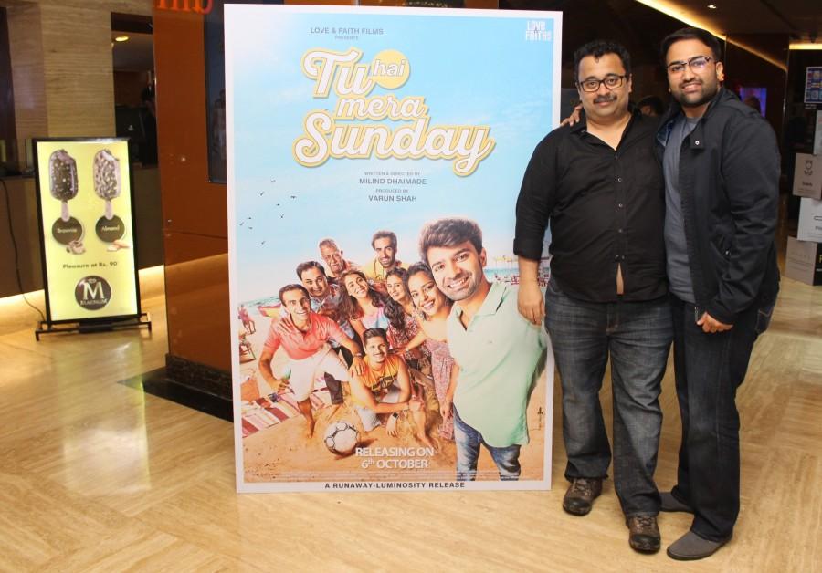 The film tells the tale of five friends who play their favourite game of football every Sunday only on a unfortunate day when in a friendly match they land hitting the ball on a local politicians head only to be permnanently banned from playing at the venue again. Barun Sobti,Shahana Goswami,Vishal Malhotra,Tu Hai Mera Sunday,Tu Hai Mera Sunday trailer launch,Tu Hai Mera Sunday trailer