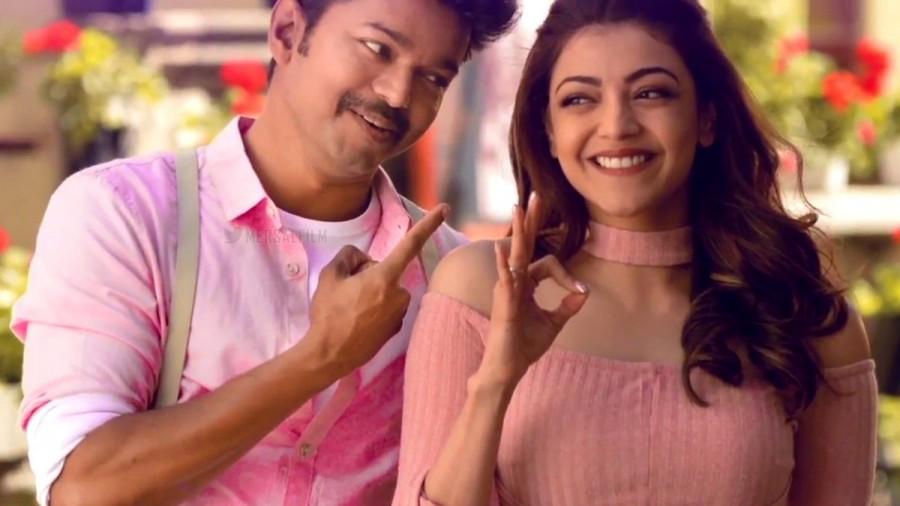 The three roles feature him as a panchayat head, a doctor and a magician. The film, which has music by A.R Rahman, also stars Nithya Menen, SJ Suryah, Kajal Aggarwal and Samantha Ruth Prabhu. Mersal,Vijay and Kajal Aggarwal,Vijay,Kajal Aggarwal,Maacho song,Maacho video song,Mersal songs