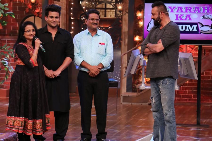 Talking about it, Sanket said in a statement: "The moment I got to know that Baba was coming on set, I was the most excited. I ensured I do that act right. It is a surreal feeling when you get to meet the person that you've been following since childhood. "This was the best day of my life where I could perform in front of him, mimicking his style. It was really an emotional moment for me and I cannot forget this day ever." Sanjay Dutt,Sanket Bhosale,Sanjay Dutt makes Sanket Bhosale teary-eyed,Khalnayak,The Drama Company
