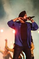 Gippy Grewal and Farhan Akhtar,Gippy Grewal,Farhan Akhtar,Lucknow Central,Lucknow Central with a musical night,Lucknow Central promotion,Lucknow Central movie promotion