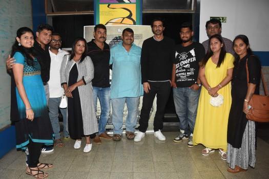 After hosting a screening of his much awaited film Daddy for his friends and family, actor Arjun Rampal recently hosted a special screening for Arun Gawli's family and friends.