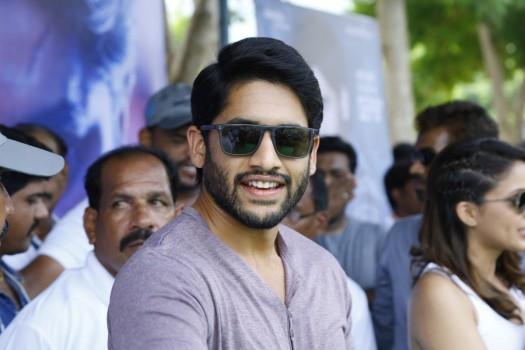 Naga Chaitanya, Lavanya Tripathi promote Yuddham Sharanam movie in Vizag.