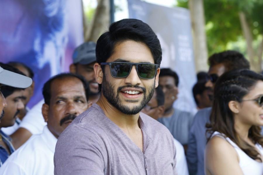 Naga Chaitanya, Lavanya Tripathi promote Yuddham Sharanam movie in Vizag. Naga Chaitanya,Lavanya Tripathi,Yuddham Sharanam,Yuddham Sharanam promotion,Yuddham Sharanam movie promotion